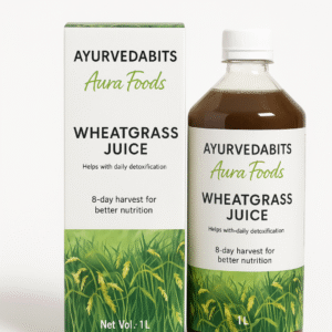 ayurvedabits wheat grass juice | natural detox & immunity booster | ayurvedic superfood for digestion, energy & wellness