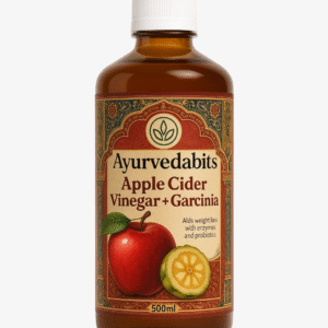 ayurvedabits apple cider vinegar + garcinia juice | natural weight loss & detox drink | metabolism booster & appetite suppressant