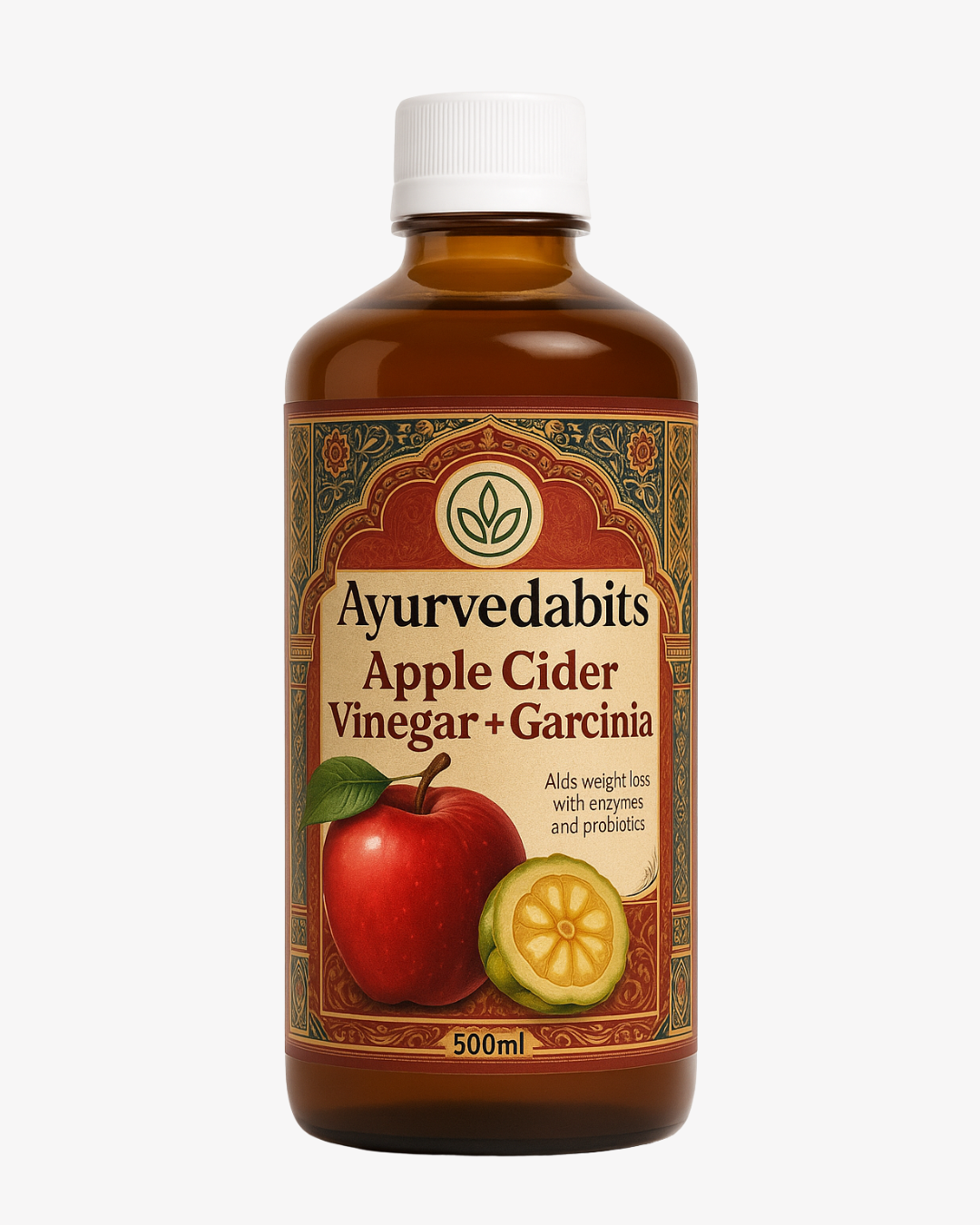 ayurvedabits apple cider vinegar + garcinia juice | natural weight loss & detox drink | metabolism booster & appetite suppressant