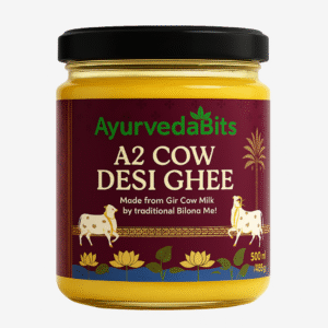 ayurvedabits a2 ghee desi cow | pure bilona hand churned clarified butter | ayurvedic superfood for digestion, immunity & heart health
