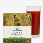 ayurvedabits skin foods glow mix | ayurvedic collagen & glutathione booster | natural glow & skin radiance powder