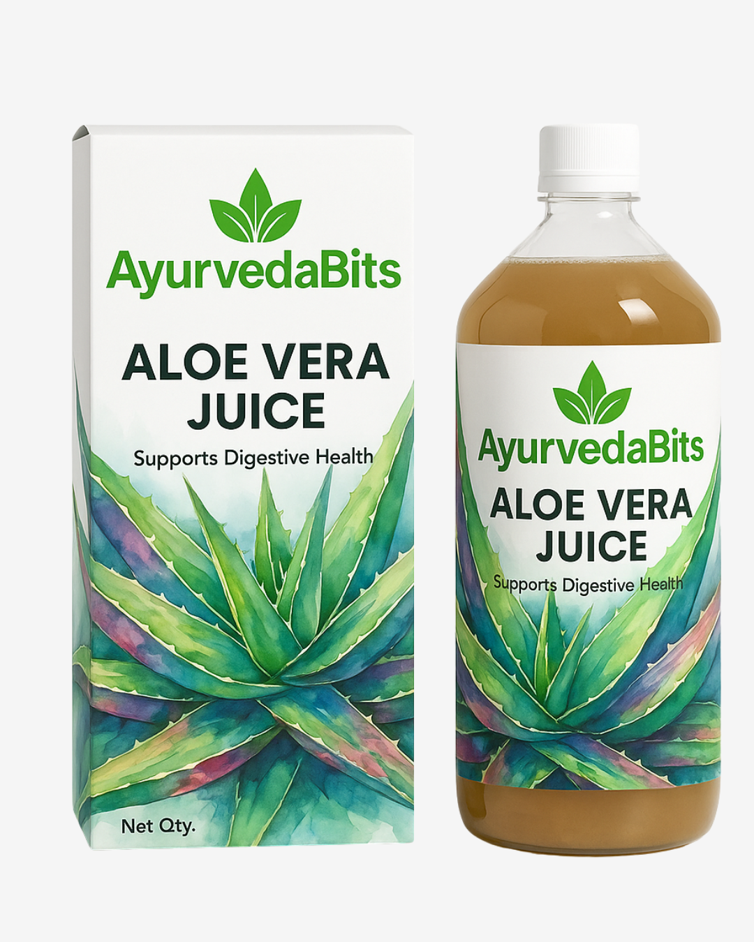 ayurvedabits aloe garcinia juice | natural metabolism & weight management drink | pure aloe vera with garcinia for digestion & wellness